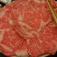 しゃぶしゃぶ・日本料理 木曽路 上野店 - 和牛霜降肉：４５１５円（３人前） (2013/7)