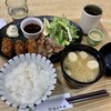 喜久水庵 - 牛タン&かきフライ定食