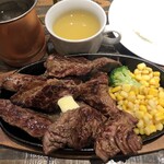 ステーキ＆ハンバーグ専門店 肉の村山 - いい肉の日当選 400g @1,500 当ててくれてありがと^ ^