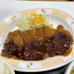 出雲蕎麦本店 - ヤング定食 チキンカツ