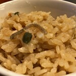 Jakuzure Kakinokizaka Sarashina - 炊き込みご飯