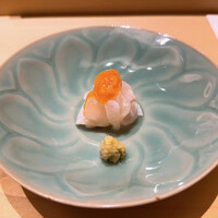 鮨 楽味 - 白甘鯛　このこのせ