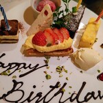 創作イタリアン Gemelli - お誕生日プレート