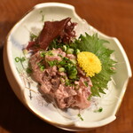 おおいし - かわはぎ肝和え刺身（８８０円）２０２３年３月