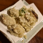 おおいし - カキ天ぷら（８８０円）２０２３年３月