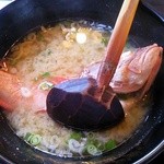 三共食堂 - カサゴの味噌汁