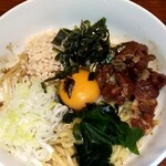 焼鳥倉沢屋 - 混ぜそば　600円。