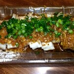 焼鳥倉沢屋 - 腸元キムチ、390円。