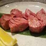 Yakiniku Washino - 究極の厚切り生タン塩　4,980円　追加