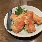 キッチン ことぶき - カニカマの天ぷら