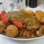 ジャンボカレー全のせ☆　１０００円