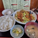 大むら - 肉とキャベツの味噌炒め定食