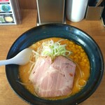 しょうゆのおがわや - 味噌ラーメン800円+大盛100円