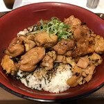 すき家 - 炭火やきとり丼(特盛)