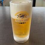 かづら野 清修庵 - 生ビール 715円。