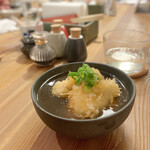 酒呑蕎食〆タグル - ふぐの天ぷら（少なめ） そばつゆあんかけ