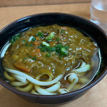 自笑亭 - カレーうどん 540円。