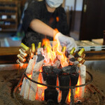 柳家 - いい焼き具合に