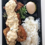 なるとキッチン - 【タルタルザンギ定食　3個】タルタル掛けたとこ