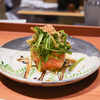 日本料理 晴山 - きんきに芹といり胡麻