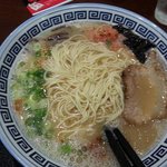 久留米ラーメン清陽軒 - 屋台ラーメン大盛りであります。