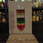Shot Bar アンバータイム - レインボーカクテル（2013/7）