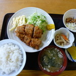 寿司吉 - まぐろの頭肉フライ定食！なんと550円