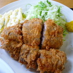 寿司吉 - サラダもたっぷり