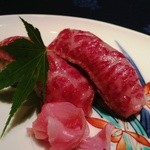 雑穀 - 牛にぎり最高！