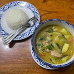 バンコク - グリーンカレー、ライス