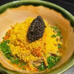 さん 六本木店 - からすみ蕎麦2