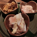 大仙　牛玄亭 - ホルモン3種盛り合わせ