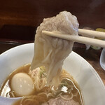 中華そば しば田 - ワンタン