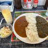 CURRY SPECIALTY RESTAURANT RAJA - ハーフ&ハーフカレーセット　990円税込　R5.3.16