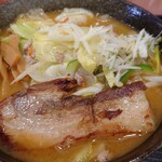 Umamiya Hotaru - 味噌ラーメン+野菜950円