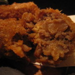 ぬる燗佐藤 - そのままでも十分美味しい。
      
      お好みでソースをかけて。
      
      
      