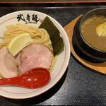 三麺流 武者麺 - 濃厚つけ麺醤油並＠三麺流武者麺江坂本店（2022年8月某日）