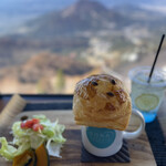 SORA terrace cafe - 雲海パイ包みパンプキンスープ