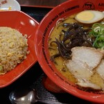 味千拉麺 - 料理写真:味千らーめん(770円)チャーハンセット(420円)