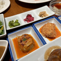 グリル満天星 麻布十番 新宿店 - ロールキャベツ、カニコロッケ