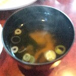 館野食堂 - 天丼の味噌汁