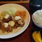 館野食堂 - チキン南蛮定食 950円 税別