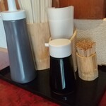 館野食堂 - 卓上調味料
