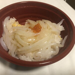水口寿志亭 市場の食堂  - いかそうめんちらし　690円