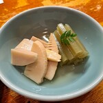 居酒屋 ほまれ - ふきと竹の子煮