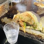 小嶋 - ねぎ揚げ豚と氷お冷