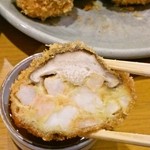 とんかつ武蔵 - 2013.6.24 元祖えび椎茸・リフト