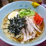 珉亭 - July, 2013　冷やしそば　大　850円（当時）　ここのお姐さん風に言うと、ハチゴ〜！あはは。