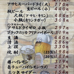 前島食堂 - お品書き２