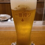 おばんざい 優友 - お疲れさんセット(税込1,300円)
お酒1杯と13種類のおばんざいから3品選択
①生ビール(麒麟一番搾り、麒麟ビール)